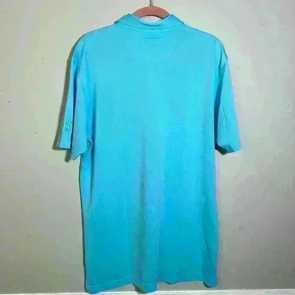 Dunning Golf Men’s Golf Polo Size Medium Ballantyne Country Club Wicking Stretch - Picture 2 of 8